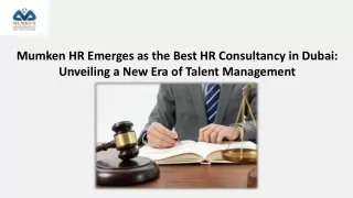 Best HR Consultancy in Dubai - Mumken HR