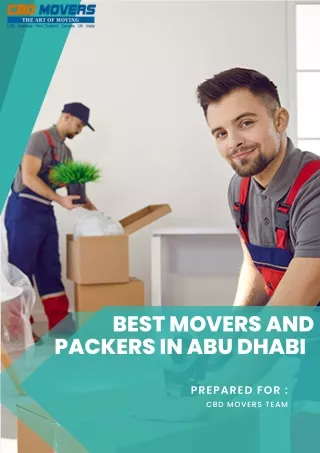 Best Movers And Packers In Abu Dhabi