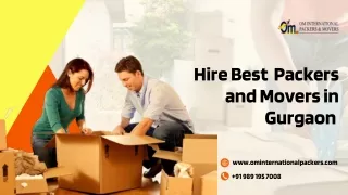 Hire best packers and movers in Gurgaon