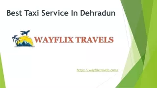 Best Taxi Service In Dehradun