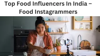 Top Food Influencers In India