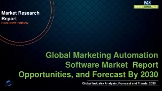 Marketing Automation Software Market Size to Reach US$ 15.7 billion by 2030