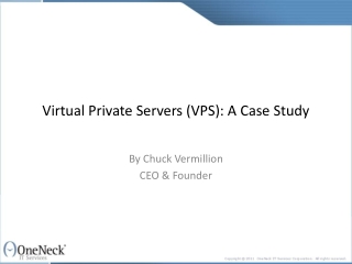 virtual private servers (vps): a case study