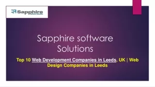 Top 10 Web Development Companies in Leeds, UK | Web Design Companies