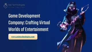Top Game Devevelopment Services Offered - Osiz Technologies