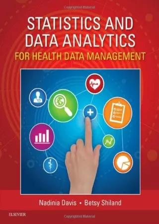 DOWNLOAD/PDF Statistics & Data Analytics for Health Data Management