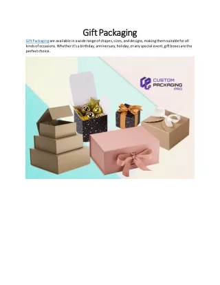 Gift Packaging