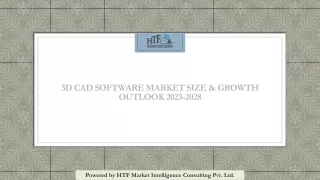 3D CAD Software Market Size & Growth Outlook 2023-2028