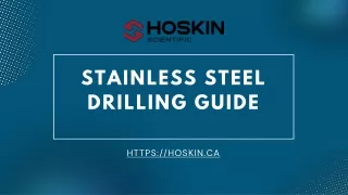 Stainless Steel Drilling Guide | Hoskin Scientific