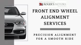 Front End Wheel Alignment Services