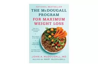 Download The McDougall Program for Maximum Weight Loss free acces