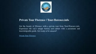 Private Tour Florence  Tour-florence.info