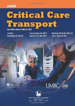 (PDF/DOWNLOAD) Critical Care Transport download