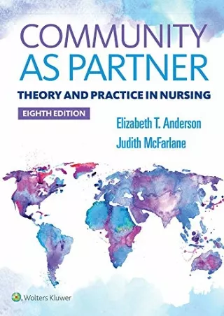 PDF Download Community As Partner: Theory and Practice in Nursing android