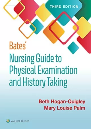 DOWNLOAD/PDF Bates' Nursing Guide to Physical Examination and History Taking (Ba