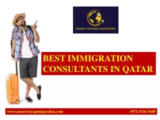 BEST IMMIGRATION COUNSULTANTS IN QATAR pptx