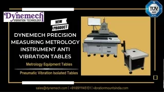 Dynemech Precision Measuring Metrology Instrument Anti Vibration Tables