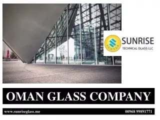 OMAN GLASS COMPANY pdf