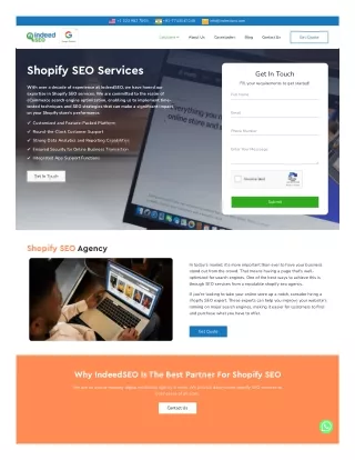 Boost Your E-commerce Success with Our Shopify SEO Agency