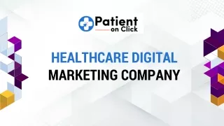 Patient On Click - Healthcare Digital Marketing Company in India