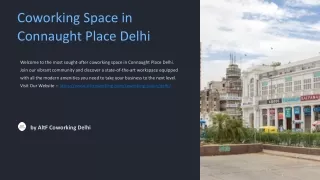 coworking Space in Connauught Place Delhi and Commercial Office Space in Delhi