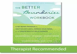 EPUB DOWNLOAD The Better Boundaries Workbook: A CBT-Based Program to Help You Se