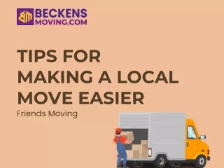 Tips for Making a Local Move Easier