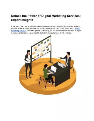 Unlock the Power of Digital Marketing Services_ Expert Insights