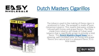 Dutch Masters Cigarillos