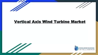 Vertical Axis Wind Turbine Market was valued at US$14.913 billion in 2021
