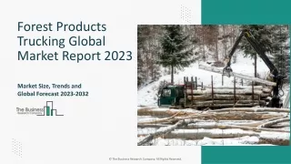 Forest Products Trucking Market Size, Drivers, Size, Share And Forecast To 2023-