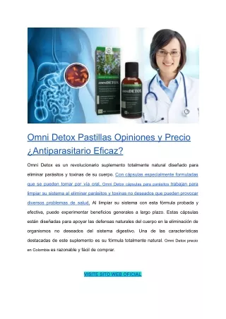 Omni Detox Pastillas Opiniones y Precio ¿Antiparasitario Eficaz (1)