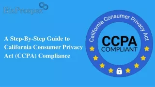 CCPA compliance