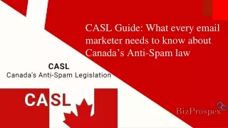 CASL compliance