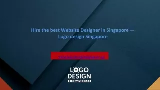 Hire the best Website Designer in Singapore — Logo design Singapore