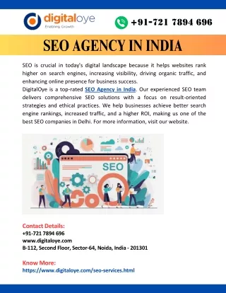 SEO Agency in India