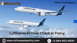 Lufthansa Airlines Check In Policy