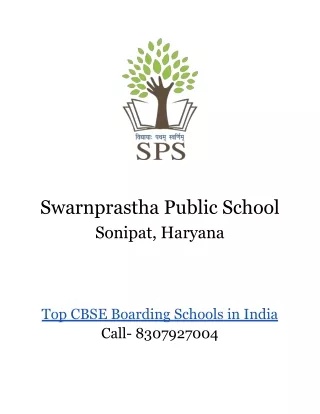 Top CBSE Boaridng School in India