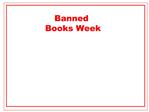 What is Banned Books Week