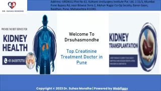 Top Creatinine Treatment Doctor in Pune