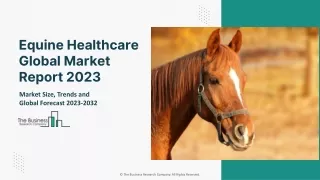 Global Equine Healthcare Market Size, Share And Industry Analysis Report 2032