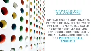 Point-to-Point (P2P) Connection | Provider in India | Price/Cost Plans