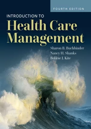 Download Book [PDF] Introduction To Health Care Management