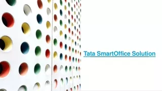 Tata SmartOffice Solution Provider in India | Price/Cost Plans