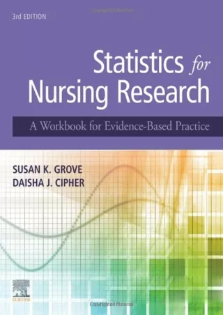 PDF_ Statistics for Nursing Research: A Workbook for Evidence-Based Practice