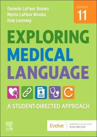 [PDF READ ONLINE] Exploring Medical Language: A Student-Directed Approach