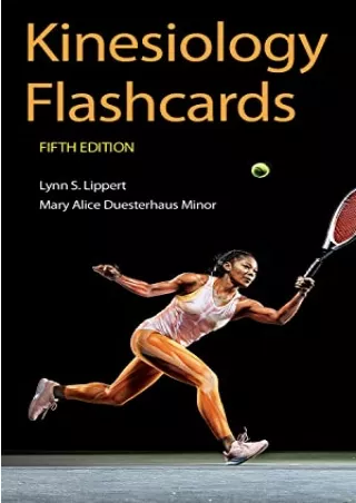 READ [PDF] Kinesiology Flashcards