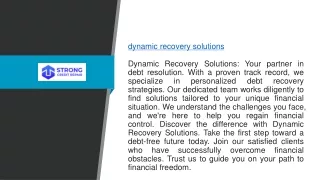 Dynamic Recovery Solutions Strongcreditrepair.com41