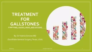 Treatment for Gallstones-Symptoms, Causes, Risks, and Options