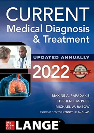 PDF/READ/DOWNLOAD CURRENT Medical Diagnosis and Treatment 2022 android